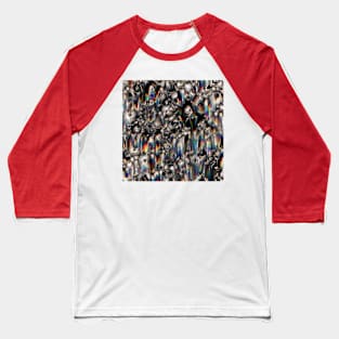 Creepy Halloween Art Baseball T-Shirt